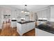 Open kitchen featuring white cabinets and black granite countertops at 2191 Lakeview Pkwy, Villa Rica, GA 30180
