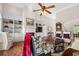 Spacious living room with hardwood floors and fireplace at 2191 Lakeview Pkwy, Villa Rica, GA 30180