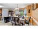 Bright dining area featuring an eat-in space with large windows and additional furniture storage at 31 Fairview Oak Cv, Dallas, GA 30157
