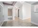 Open living space featuring hardwood floors and entry to the bathroom at 620 Peachtree Ne St # 601, Atlanta, GA 30308