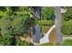 An aerial view of the property showcasing the lush greenery and newly installed driveway at 6835 Sunny Brook Ln, Atlanta, GA 30328