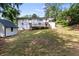 Backyard featuring a large backyard, outdoor shed, back patio and a two story home at 6835 Sunny Brook Ln, Atlanta, GA 30328