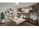 Modern home office featuring stylish bookshelves, a sleek desk, and contemporary decor for a productive workspace at 6835 Sunny Brook Ln, Atlanta, GA 30328