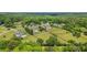 Picturesque aerial view of estate homes with lush greenery and mature trees at 3920 Ineal Dr, Cumming, GA 30028