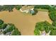 Aerial view of the lake and the community amenities at 4810 Duncans Lake Dr, Buford, GA 30519