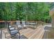 Spacious wooden deck with comfortable seating, perfect for outdoor relaxation and entertaining at 4810 Duncans Lake Dr, Buford, GA 30519