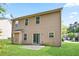 Backyard featuring a lush lawn and patio at 5244 Carrington Park Dr, Powder Springs, GA 30127