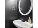 Chic half bath with modern fixtures and a stylish vanity at 5244 Carrington Park Dr, Powder Springs, GA 30127