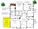Detailed second-floor plan features bedrooms, bathrooms, laundry room, basement and staircase at 198 Grandmar Chase, Canton, GA 30115