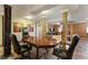 Conference room with brick walls, tiled floors and modern ceiling at 273 12Th Ne St # 421, Atlanta, GA 30309