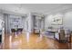 Bright living room featuring hardwood floors, neutral colors and dining area at 273 12Th Ne St # 421, Atlanta, GA 30309
