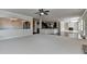 Open concept home with fireplace, kitchen, and living room in one spacious area at 556 Georgia Cir, Loganville, GA 30052
