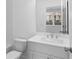 Bathroom featuring a single vanity with view to outside at 3167 Moor View Rd # 35, Duluth, GA 30096