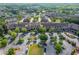 Aerial view showcasing the commercial real estate with parking spaces and green spaces at 6294 Century Park Se Pl, Mableton, GA 30126