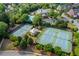 Aerial view of the community tennis courts and amenity area at 6294 Century Park Se Pl, Mableton, GA 30126