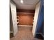 Walk-in closet featuring shelves and rod, ready for all your storage needs at 6542 Cherry Tree Ln, Atlanta, GA 30328