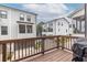 Spacious back deck overlooking the backyard and nearby buildings at 2048 Rockledge Ne Rd, Atlanta, GA 30324