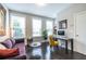 Inviting home office with natural light, modern desk, and stylish decor, perfect for productivity at 2048 Rockledge Ne Rd, Atlanta, GA 30324