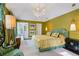 Bedroom with vaulted ceiling, ensuite bathroom, and ample natural light at 3086 E Pine Valley Nw Rd, Atlanta, GA 30305