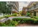 Exterior courtyard featuring walkways, benches and mature landscaping between buildings at 480 John Wesley Dobbs Ne Ave # 418, Atlanta, GA 30312