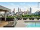 Stunning rooftop pool with panoramic city views of the Atlanta skyline at 480 John Wesley Dobbs Ne Ave # 418, Atlanta, GA 30312