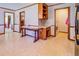 The kitchen features a connected desk area and access to the laundry room and living room at 2903 Southpark Sw Ter, Conyers, GA 30094