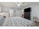 Spacious primary bedroom with hardwood flooring at 76 Hollis Cir, Dallas, GA 30157