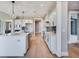 Modern kitchen featuring stainless steel appliances, white cabinets, and a large island at 170 Paislee Park (Lot #8 Paislee Park) Dr, Fayetteville, GA 30215