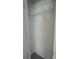 A compact closet features a practical layout and a sturdy hanging rod at 2093 Boxwood Se Cir, Conyers, GA 30094