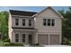 Charming two-story home with a welcoming front porch and a two-car garage, perfect for a growing Gathering at 2093 Boxwood Se Cir, Conyers, GA 30094
