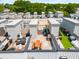 Aerial view of multiple rooftop decks with lounge seating and tables at 1265 Wright Se Ln, Atlanta, GA 30316