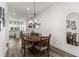 Inviting dining room with stylish light fixture and modern decor at 1265 Wright Se Ln, Atlanta, GA 30316