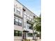 Exterior view of modern townhomes with striking architectural details and plenty of natural light at 1265 Wright Se Ln, Atlanta, GA 30316