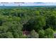 An aerial shot of lush trees near the home, showing the proximity to Truist Park and Atlanta at 2674 Skylane Dr, Marietta, GA 30062