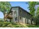 Two-story home exterior featuring neutral siding, and a private balcony at 2674 Skylane Dr, Marietta, GA 30062