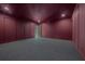 Spacious bonus room with gray carpet, ample lighting, and dark red walls at 292 Highway 279, Fayetteville, GA 30214