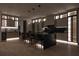 Open kitchen with island and bar stool seating, featuring modern design at 292 Highway 279, Fayetteville, GA 30214