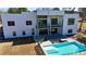Rear exterior features a pool and patio perfect for outdoor gatherings and relaxation at 292 Highway 279, Fayetteville, GA 30214