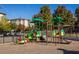 Colorful community playground with play structures and slides at 976 Arthur Nw Ln, Atlanta, GA 30318