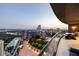 Expansive terrace with lush landscaping and city views, perfect for upscale outdoor living at 3344 Peachtree Ne Rd # 3005, Atlanta, GA 30326