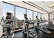 Modern gym with elliptical machines and treadmills offer a great workout with city views at 3344 Peachtree Ne Rd # 3005, Atlanta, GA 30326