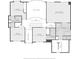 Second floorplan showing bedrooms, bathrooms, and an open layout at 4731 Moon Chase Dr, Buford, GA 30519