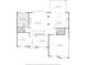 First floorplan featuring a large kitchen, Gathering room, and garage at 4731 Moon Chase Dr, Buford, GA 30519