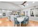 Kitchen and dining area with modern appliances and lots of natural light at 4731 Moon Chase Dr, Buford, GA 30519