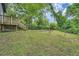 A large, grassy backyard offers plenty of space for outdoor activities and relaxation at 558 Elbridge Nw Dr, Atlanta, GA 30318