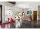 Clubhouse features dining space, bar seating, a kitchen, and a view of the pool at 791 Wylie Se St # 911, Atlanta, GA 30316