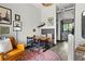 Stylish dining area with comfortable seating and a view to the living room at 791 Wylie Se St # 911, Atlanta, GA 30316