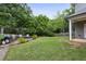 Spacious backyard with green grass and mature trees at 2023 Yellow Finch Trl, Atlanta, GA 30316