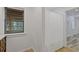 Bathroom featuring a shower with a curtain and a small exterior window at 2377 Pine Mountain Rd, Kennesaw, GA 30152