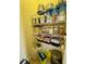 Organized pantry with shelving, providing ample storage for food and household items at 6156 Thorncrest Dr, Tucker, GA 30084
